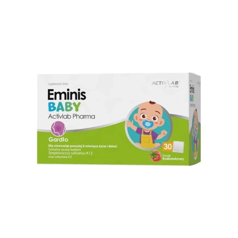 Probiotica voor kinderen en baby's voor de keel Eminis Activlab (30 zakjes)