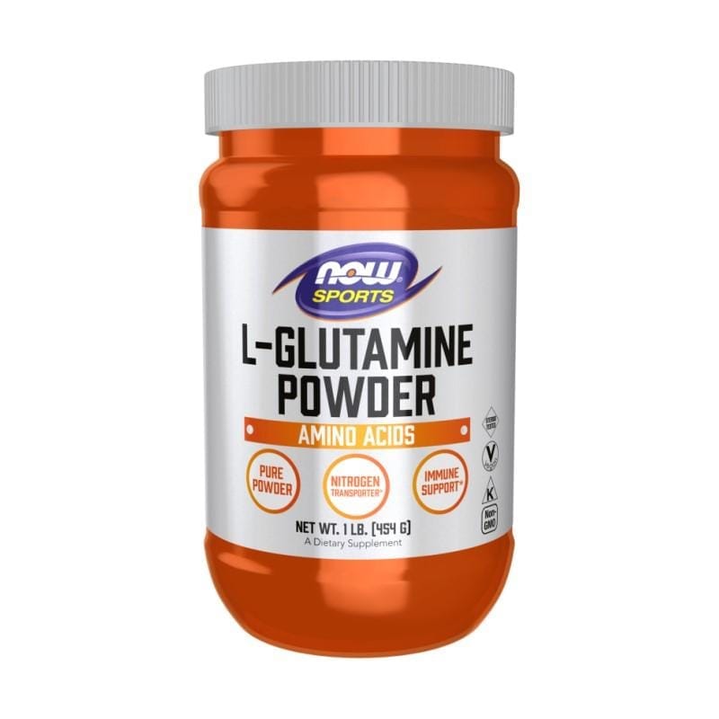 L-Glutamine poeder NOW (454 g)