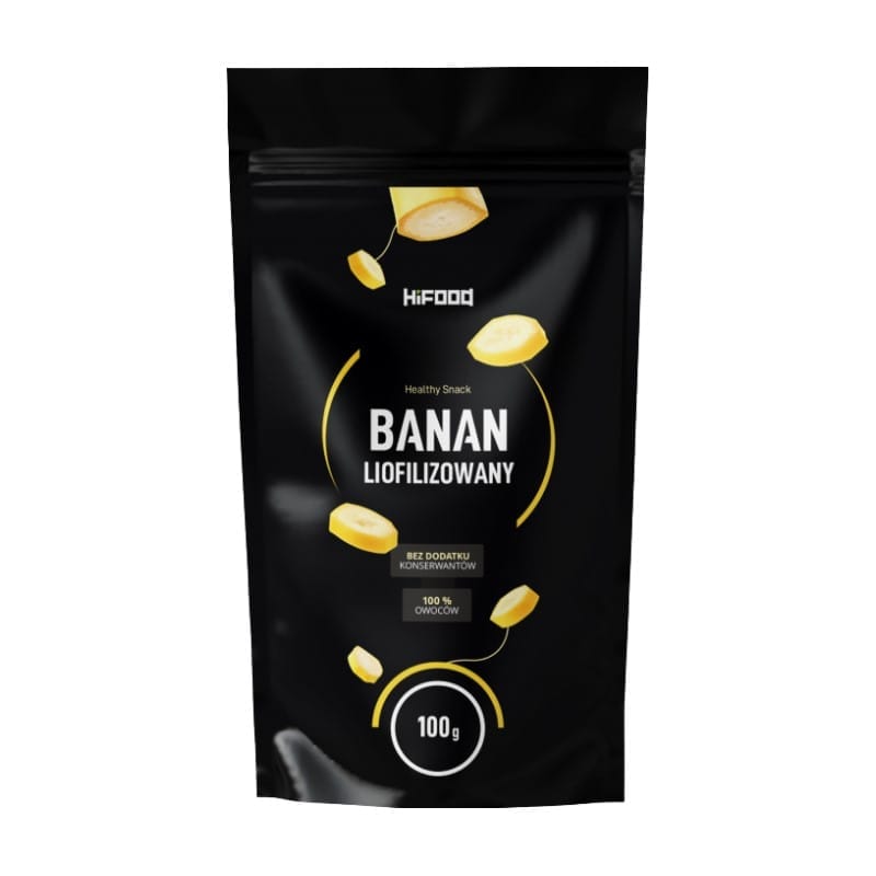 Bananen in ringetjes – gevriesdroogd HiFOOD (100 g)