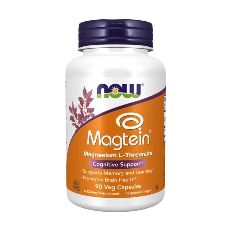 Magtein - Magnesium L-threonaat NOW (90 capsules)