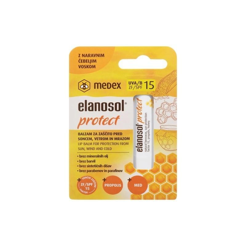 Elanosol Protect lippenbalsem met SPF15 Medex (4,5 g)