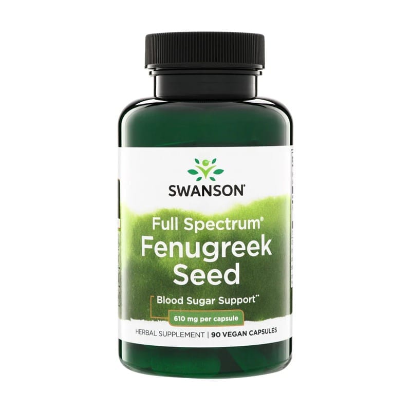 Fenegriek, Fenugreek Swanson, 610 mg (90 capsules)