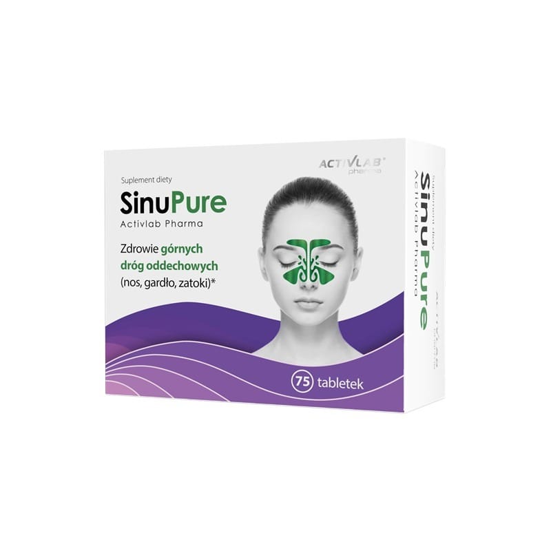 Ondersteuning voor de sinussen – SinuPure Activlab Pharma (75 tablet)