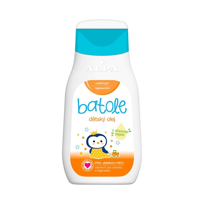 Olie voor kinderen met vitamine E en olijfolie Alpa (200 ml)