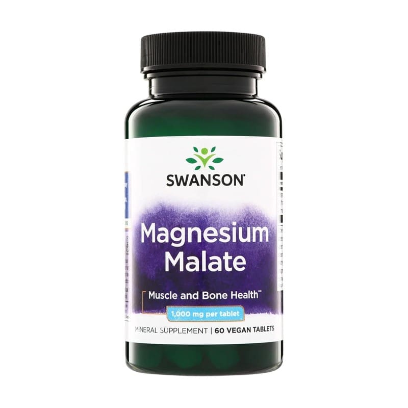 Magnesiummalaat Swanson, 1000 mg (60 tabletten)