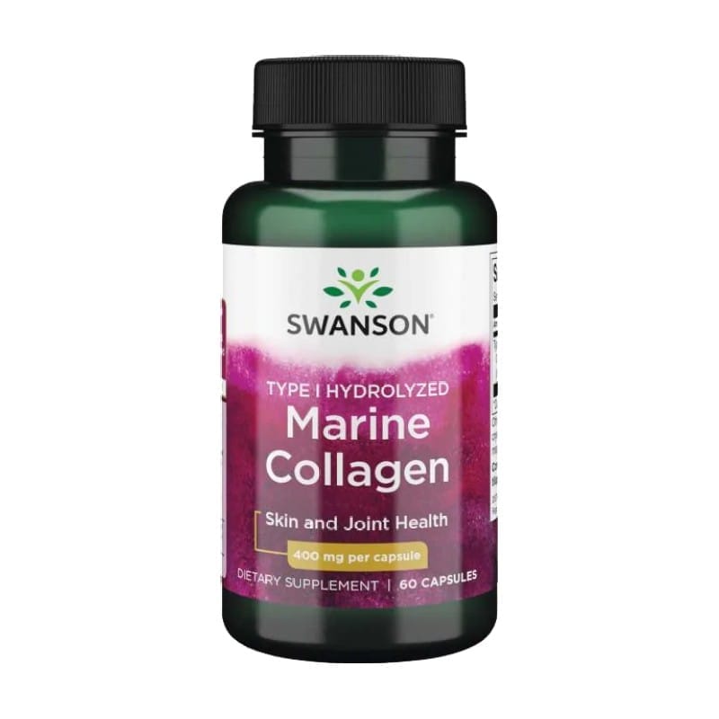 Gehydrolyseerde mariene collageenpeptiden Swanson, 400 mg (60 capsules)
