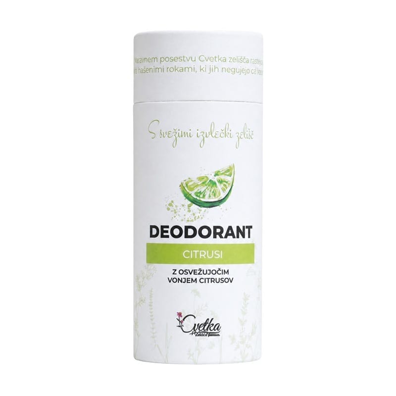 Biologische kruidendeodorant met citrus Cvetka (50 ml)
