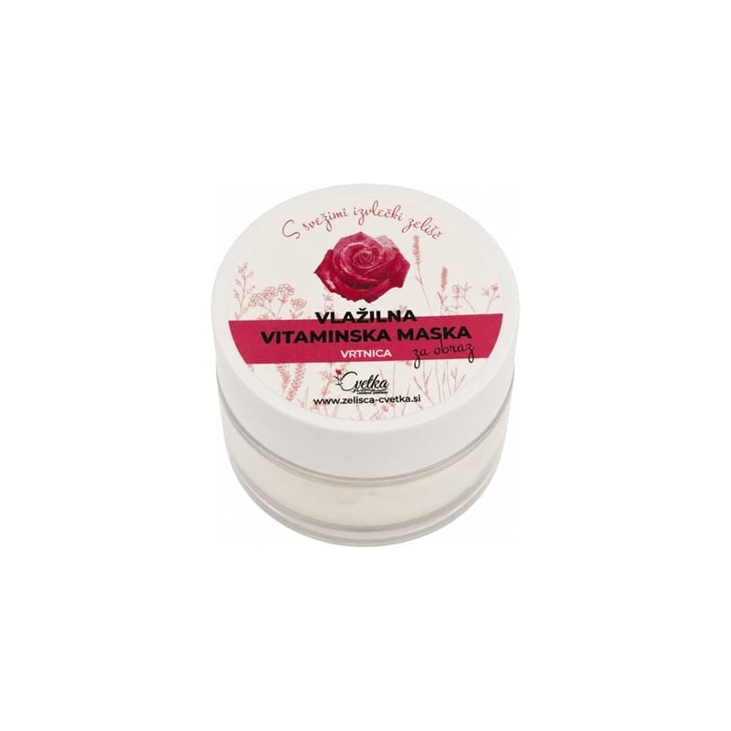 Hydraterend gezichtsmasker met vitaminen Cvetka (15 ml)