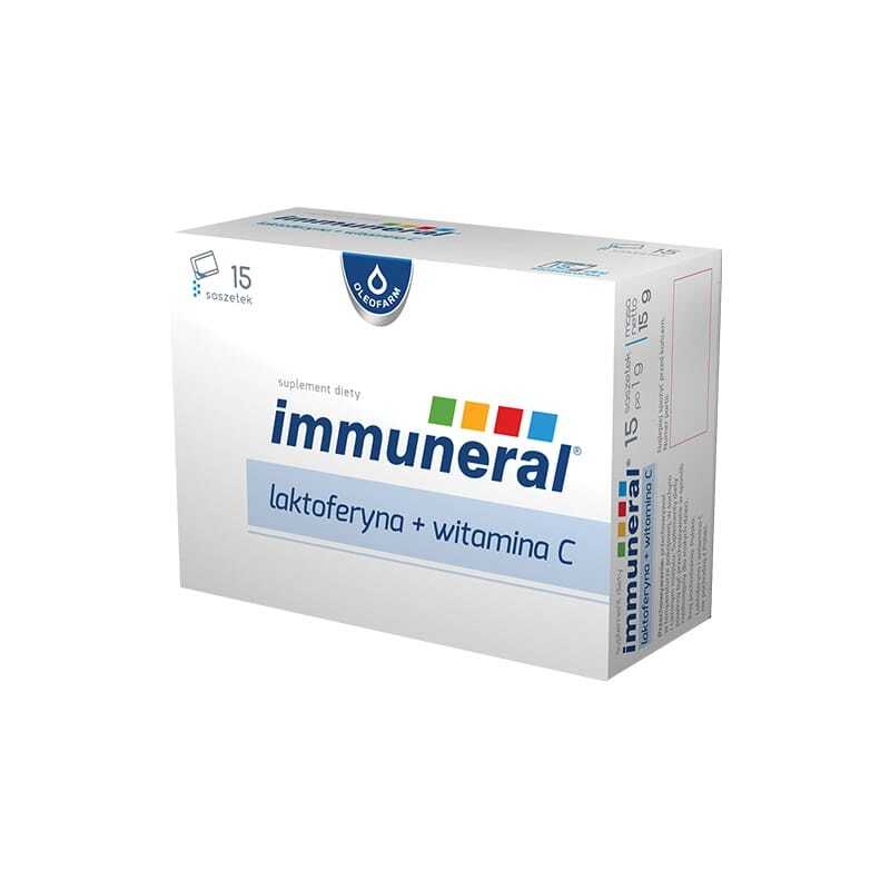 Immuneral – lactoferrine met vitamine C Oleofarm (15 sachets)
