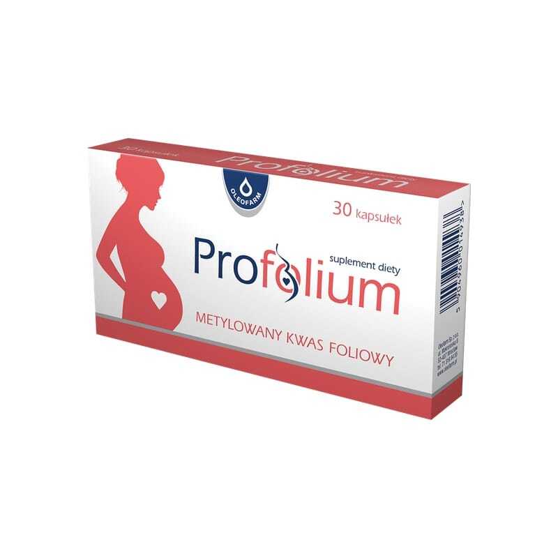Actief foliumzuur Oleofarm, 400 µg (30 capsules)