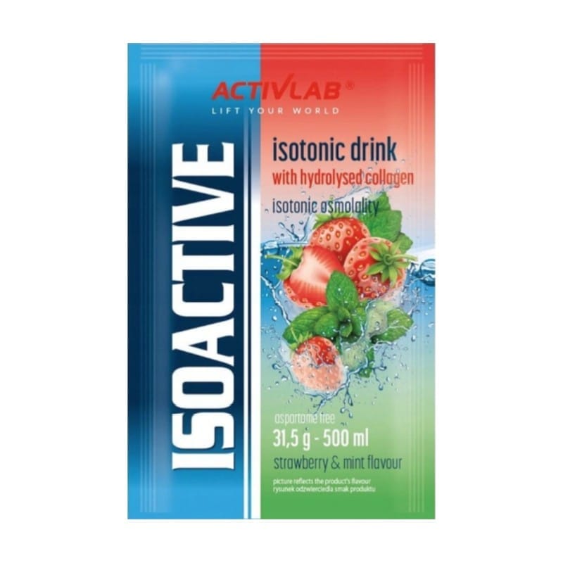 Isoactive isotone drank in poedervorm Activlab, aardbei met munt (31,5 g)