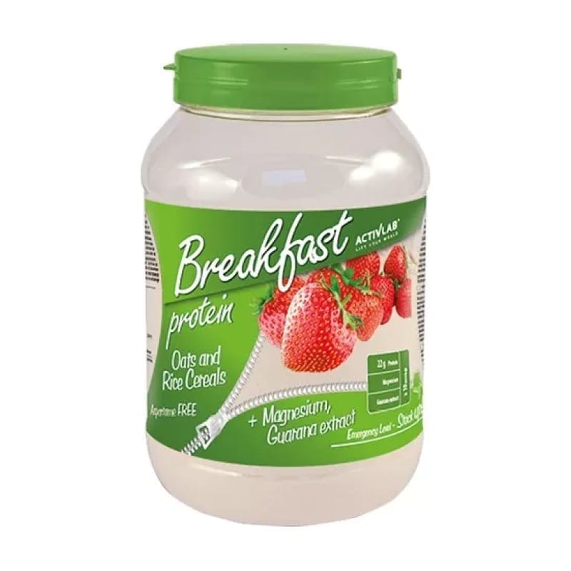 Proteïneontbijt in poedervorm – Protein Breakfast Activlab, aardbeiensmaak (1000 g)
