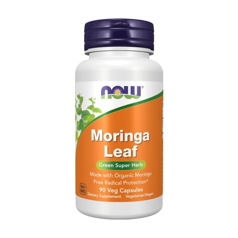 Moringabladeren NOW (90 capsules)