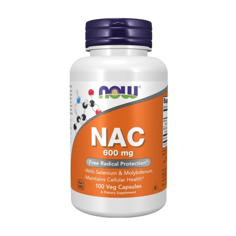 NAC NOW, 600 mg (100 capsules)