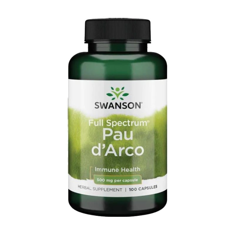 Pau d'Arco Swanson, 500 mg (100 capsules)
