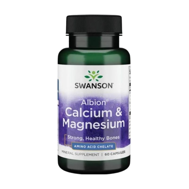 Calcium en magnesium Swanson (60 capsules)