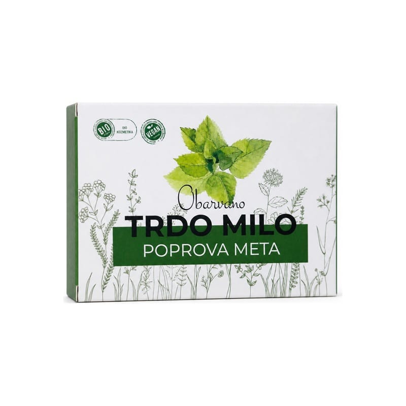 Bio harde zeep met munt Cvetka (100 g)
