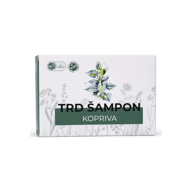 Bio vaste shampoo met brandnetel Cvetka (100 g)