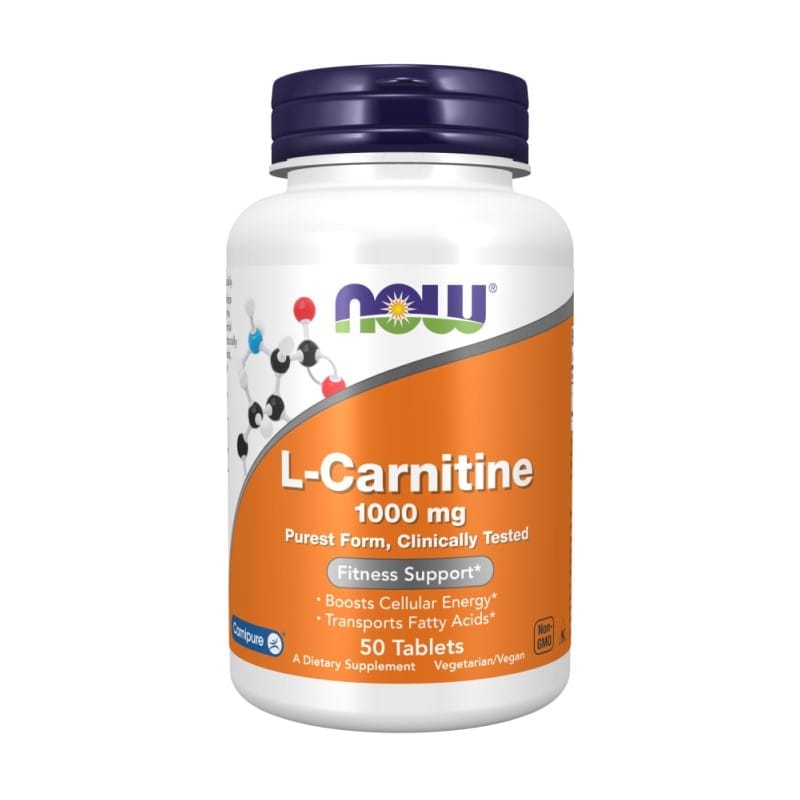 L-carnitine NOW, 1000 mg (50 tabletten)