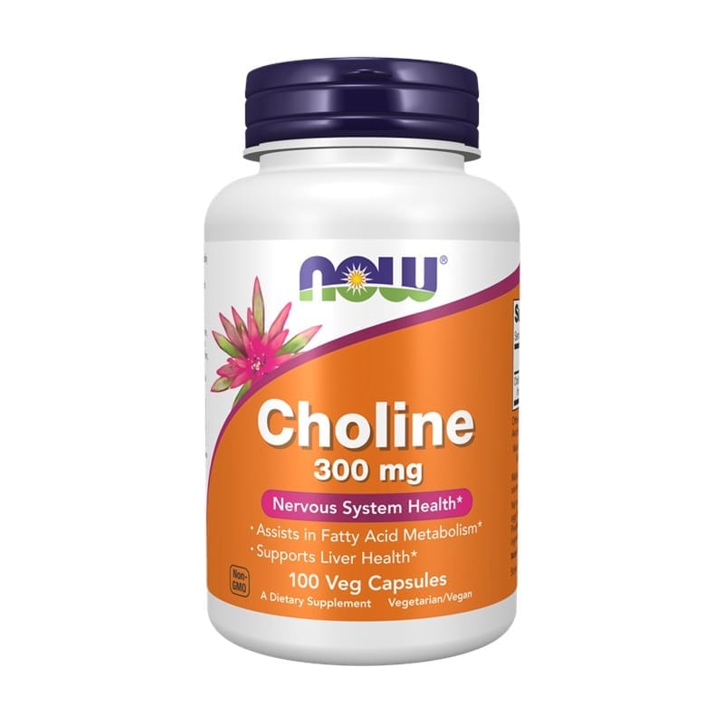 Choline NOW, 300 mg (100 capsules)