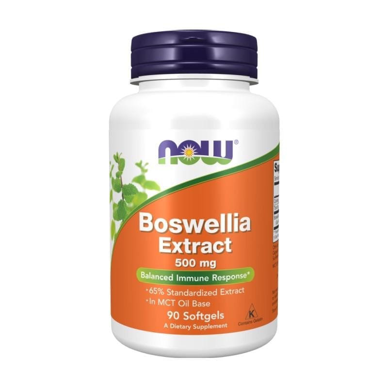 Boswellia-extract NOW, 500 mg (90 softgels)