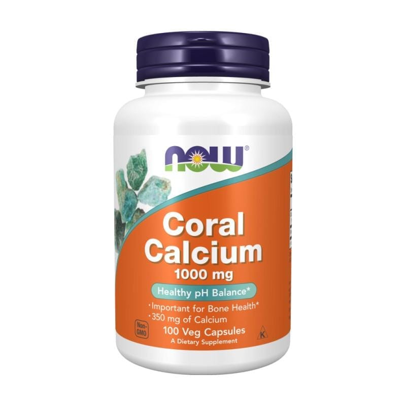 Koraalkalk NOW, 1000 mg (100 capsules)