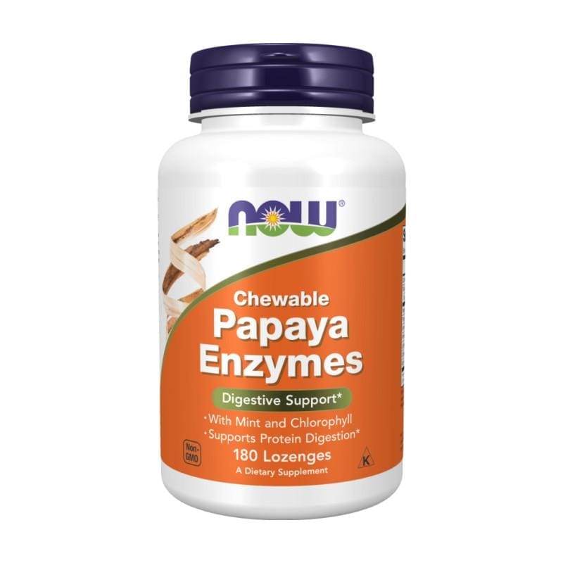 Papaja-enzym NOW (180 kauwtabletten)
