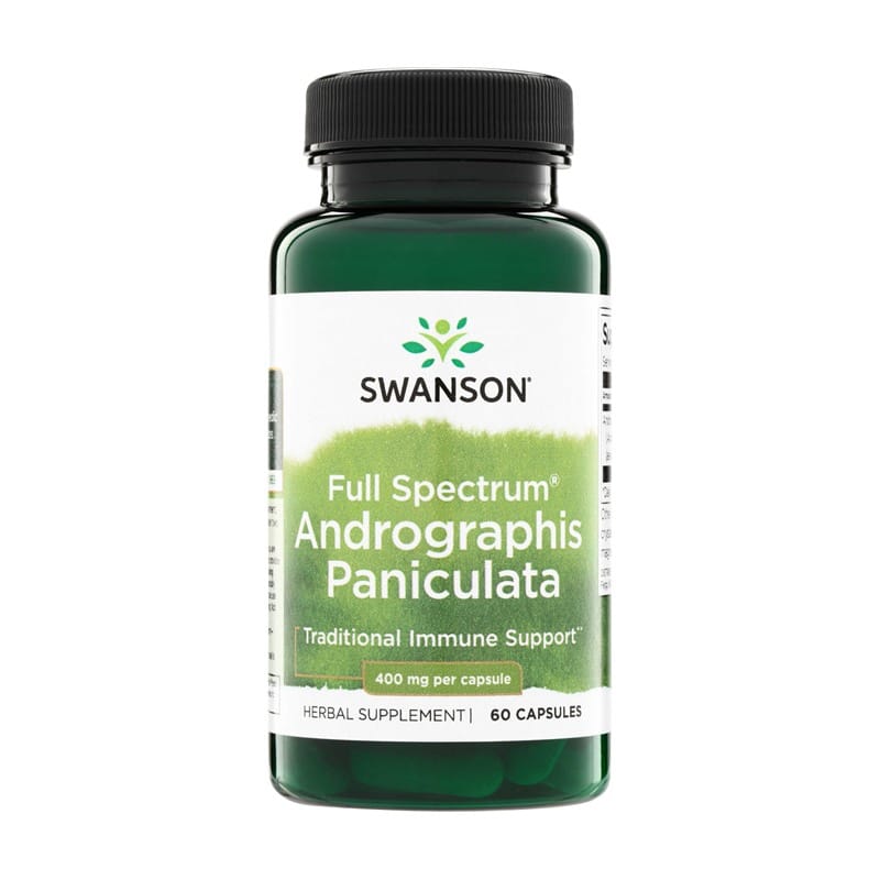 Andrographis paniculata Swanson, 400 mg (60 capsules)