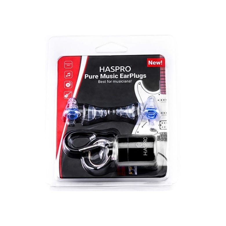 Oordopjes voor muzikanten – siliconen Pure Music Haspro (2 paar S/M)