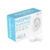 Siliconen oordopjes Mold6 - witte kleur Haspro (12 stuks)
